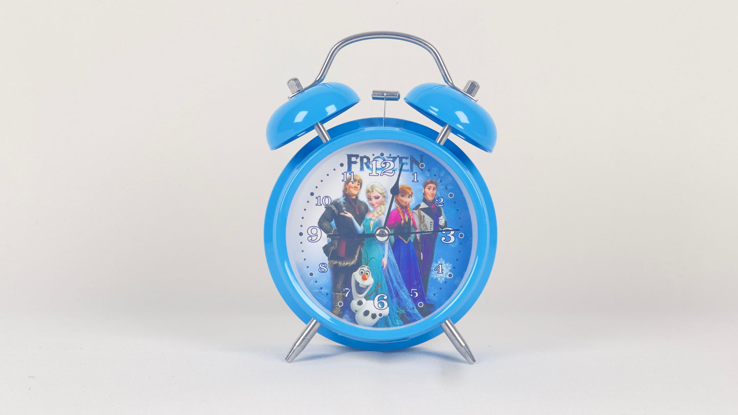 Kids’ Twin Bell Alarm Clock – Frozen Theme ❄️