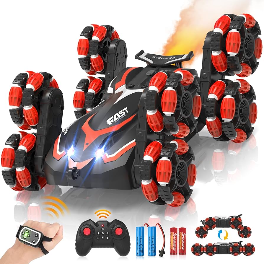 All-Terrain 8-Wheel Stunt Car - Remote Control Drift Racer